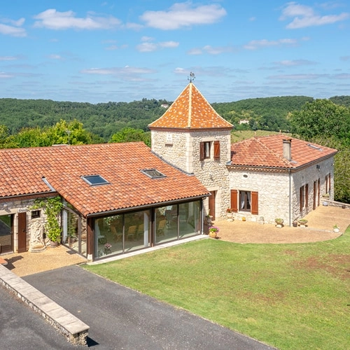 Maison de campagne avec terrain en Lot-et-Garonne
