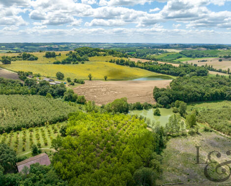 27 hectares de terres agricoles à vendre en LOT-ET-GARONNE (47)