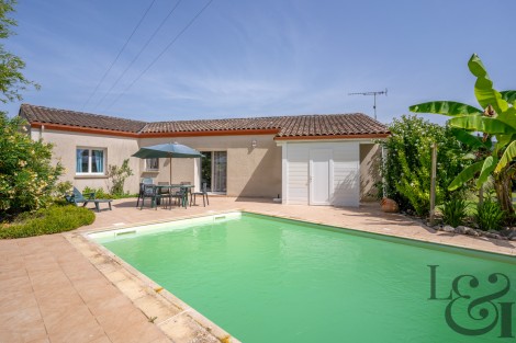 Maison de plain-pied 3 chambres au Temple-sur-Lot (47)